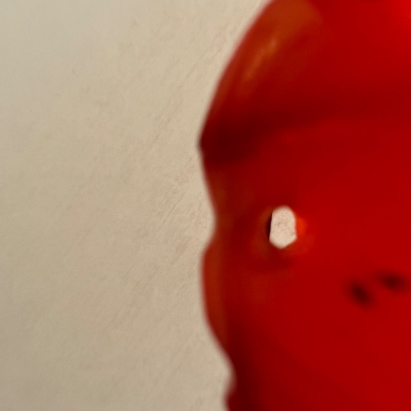 Vintage Asian Carnelian Buddha Pendant | 1930s–50s | Sterling Silver Bezel - Picture 6 of 16